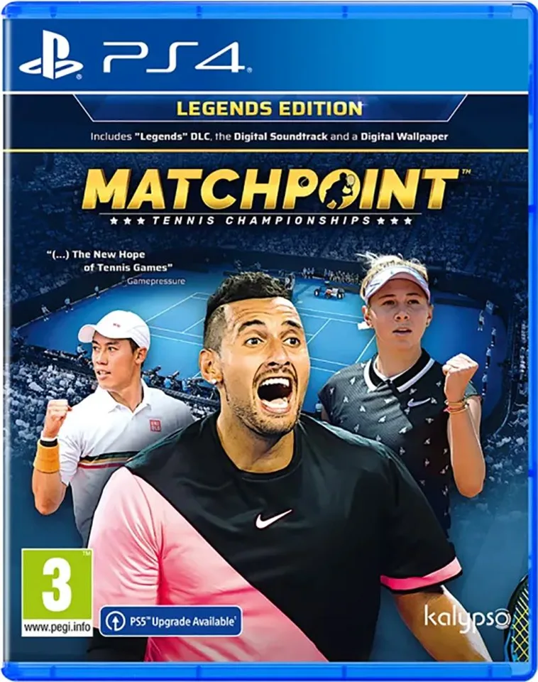 Matchpoint: Tennis Championships (Legends Edition) - PlayStation 4 — produktfoto