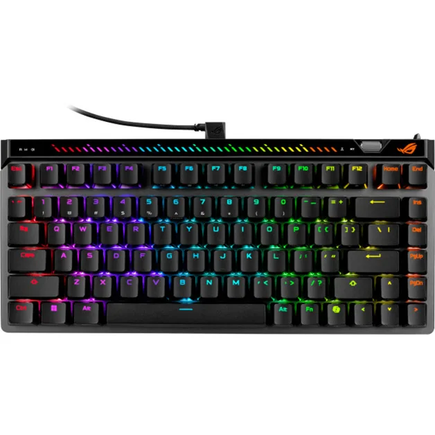 ASUS ROG Falchion Ace 75 HE - tastatur - Tysk layout - Sort — produktfoto