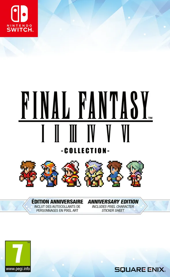 Final Fantasy I - VI Collection Anniversary Edition Switch – Nintendo Switch — produktfoto
