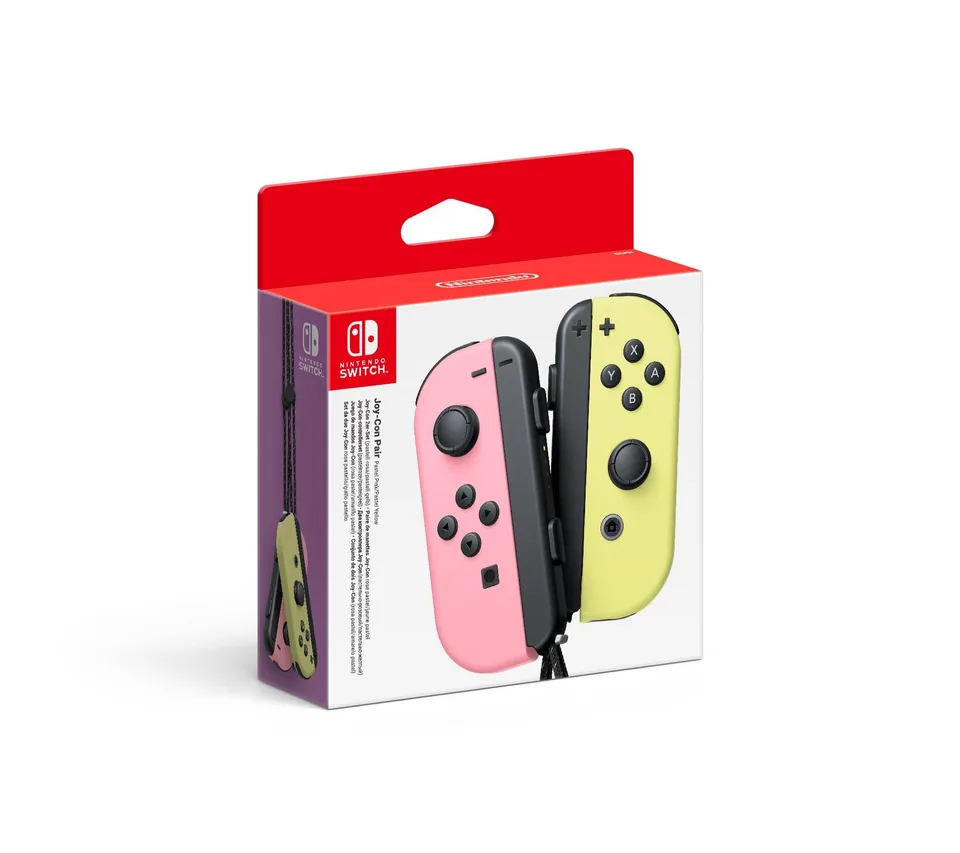 Joy-Con Par- P.Pink/P.Gul — produktfoto