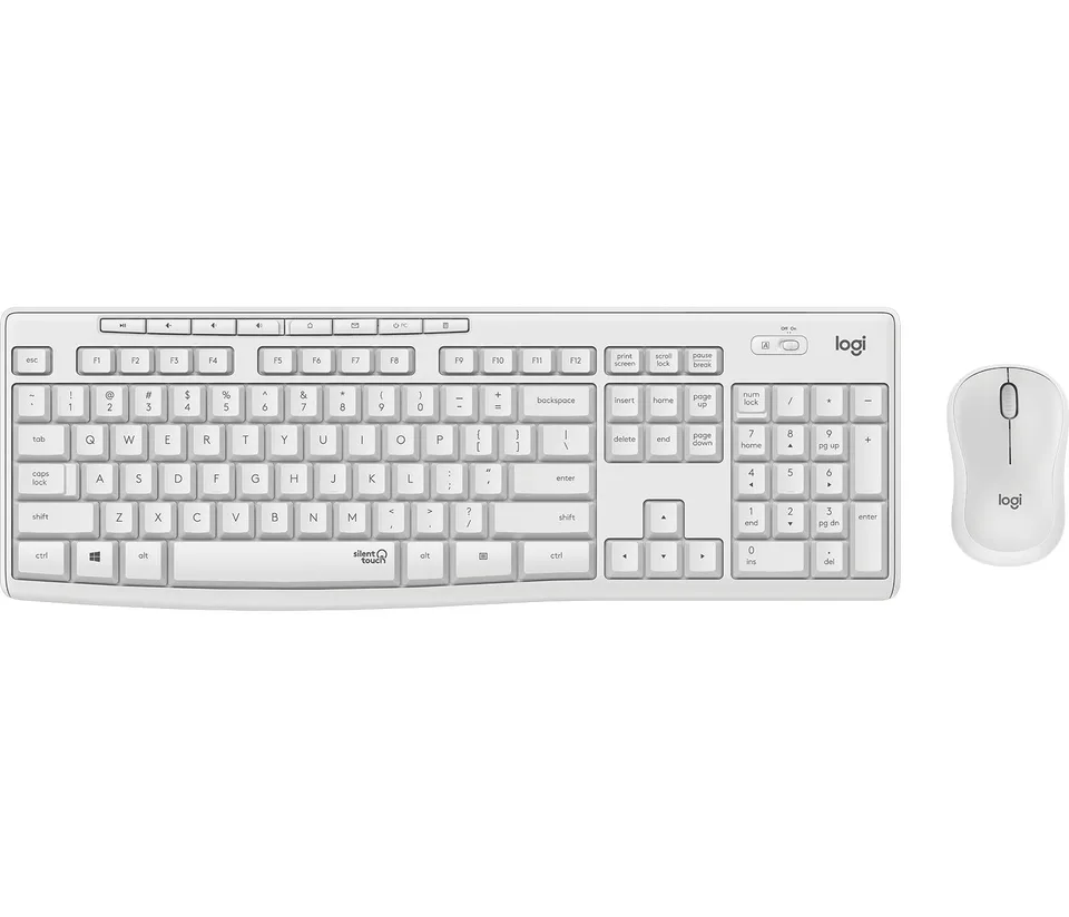 Logitech - MK295 Silent Wireless Combo Keyboard & Mouse set - Nordic Layout Tastatur — produktfoto