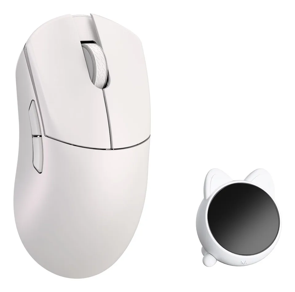 WLMouse HUAN trådløs 8K gamingmus - hvid — produktfoto
