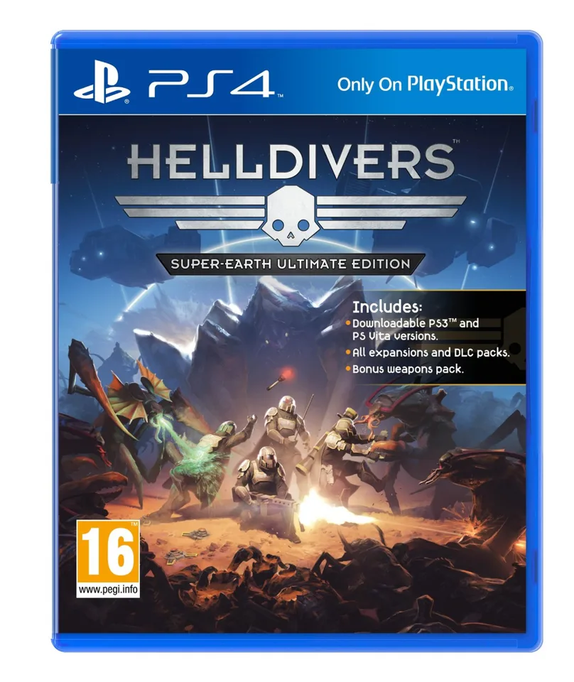 Helldivers: Super-Earth Ultimate Edition - PS4 – PlayStation 4 — produktfoto