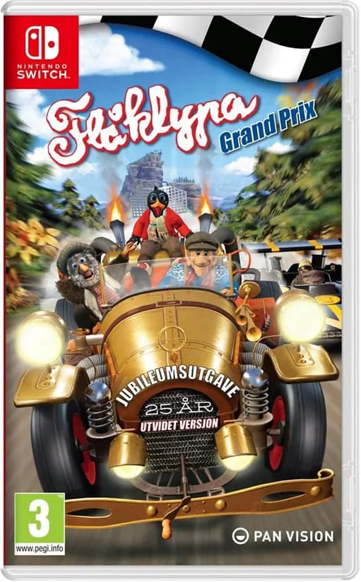 Flåklypa Grand Prix (Jubileumsudgave) - Nintendo Switch — produktfoto