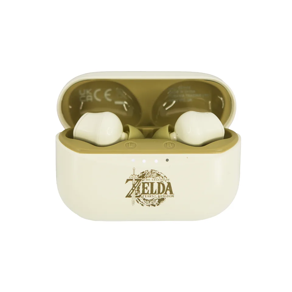 OTL The Legend of Zelda: Tears of the Kingdom - hvid TWS in-ear høretelefoner Headset — produktfoto