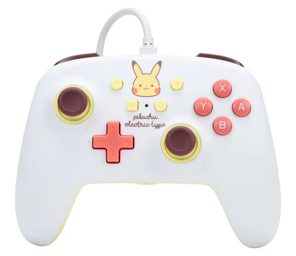 PowerA Enhanced Kablet Controller Til Nintendo Switch - Pikachu Electric Type — produktfoto