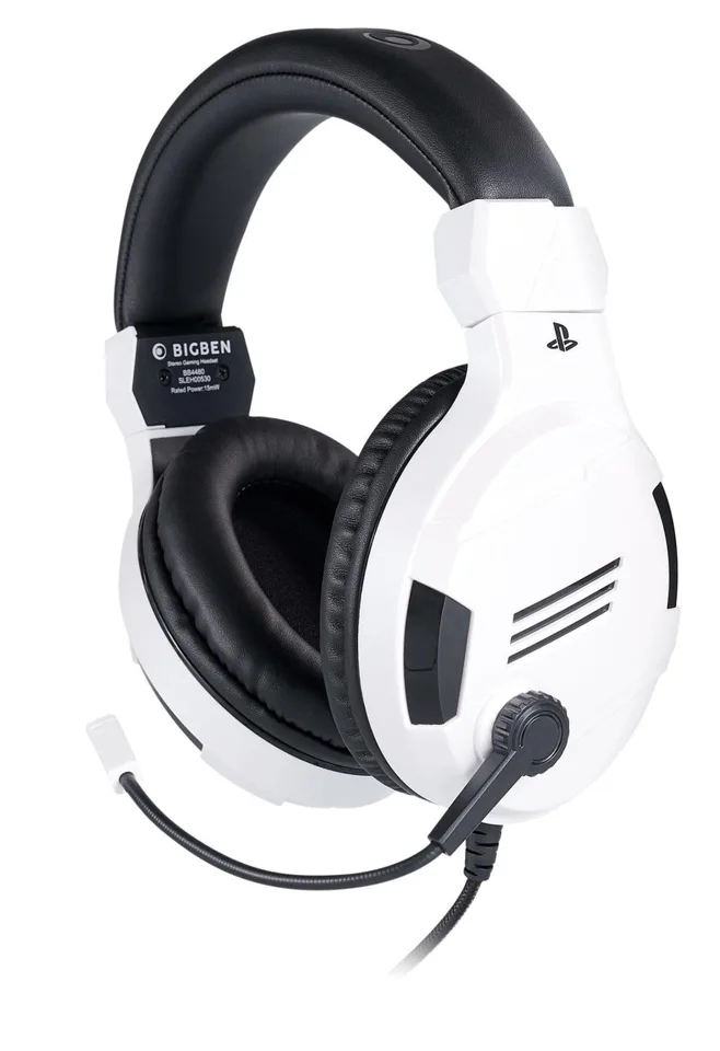 Bigben Stereo Gaming Headset V3 hvid — produktfoto