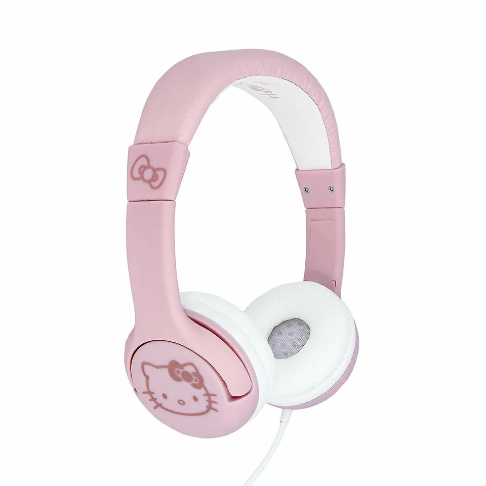 OTL Hello Kitty Rose Gold kablede høretelefoner til børn Headset — produktfoto