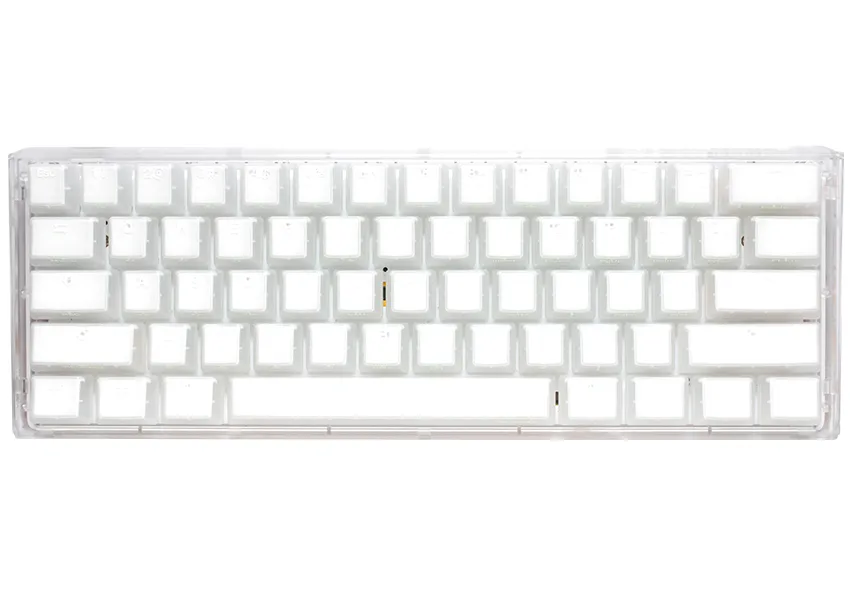 Ducky One 3 - Aura White Nordic - Mini 60% - Cherry Blue - RGB Tastatur — produktfoto