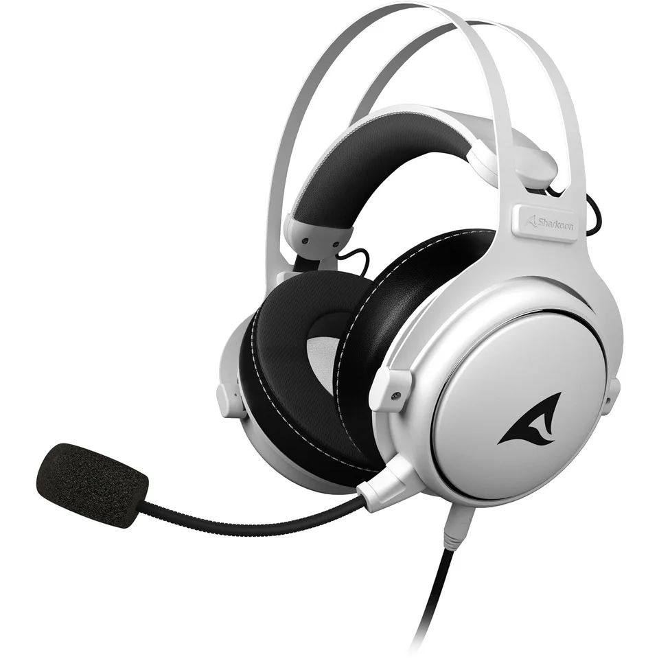 Sharkoon SKILLER SGH50 Gaming Headset - Sort/Hvid — produktfoto