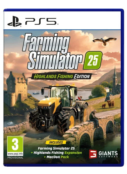 Farming Simulator 25: Highlands Fishing Edition - PS5 – PlayStation 5 — produktfoto