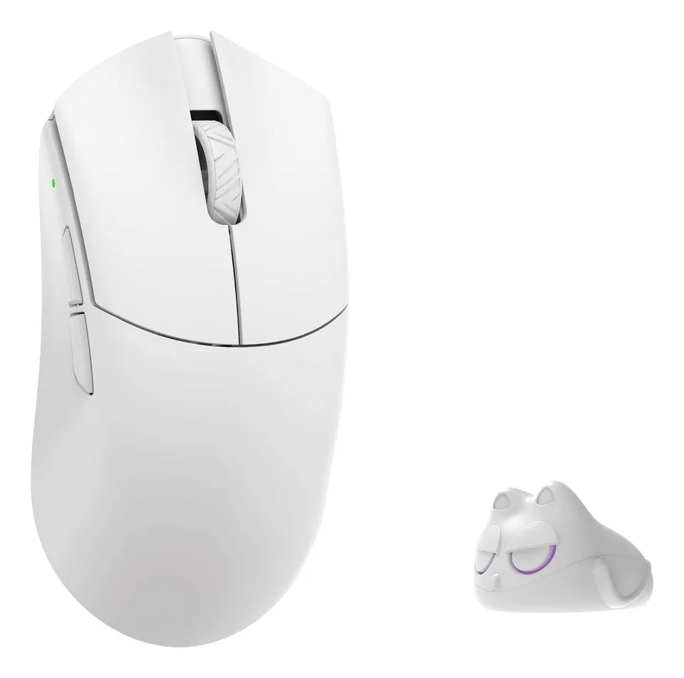 WLMouse Beast G Mini trådløs 8K gamingmus - hvid — produktfoto