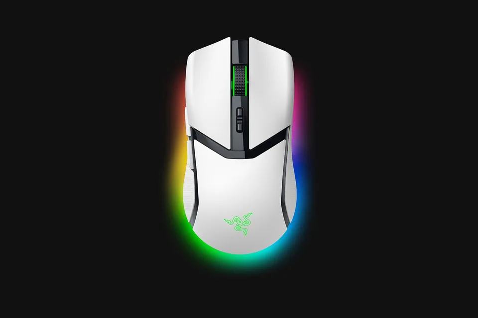 Razer - Cobra Pro - White - Wireless Gaming Mouse Mus — produktfoto