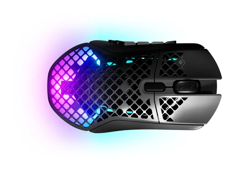 SteelSeries Aerox 9 Optisk Trådløs Kabling Sort Mus — produktfoto