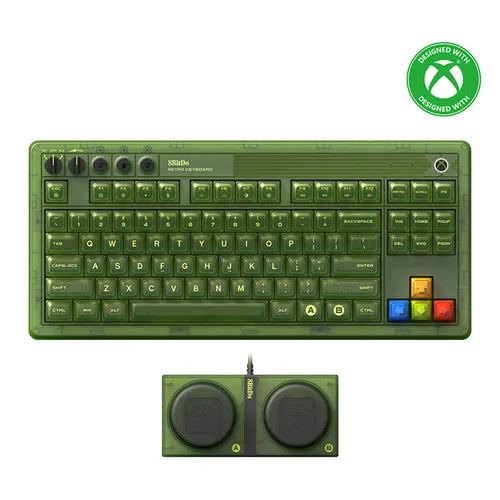 8BitDo Retro 87 Xbox Edition - tastatur, ISO UK — produktfoto