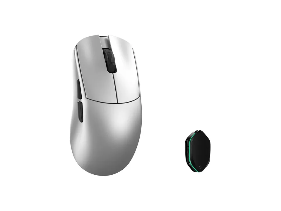 WLMouse Ying - Silver (Omron Optical) Wireless 8K Magnesium Mouse Mus — produktfoto
