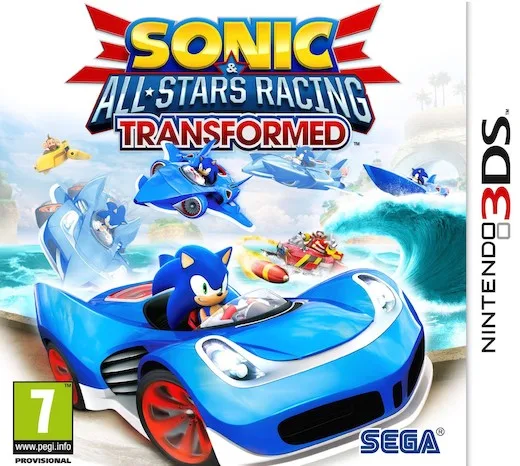 Sonic & All-Stars Racing Transformed - Nintendo 3DS — produktfoto