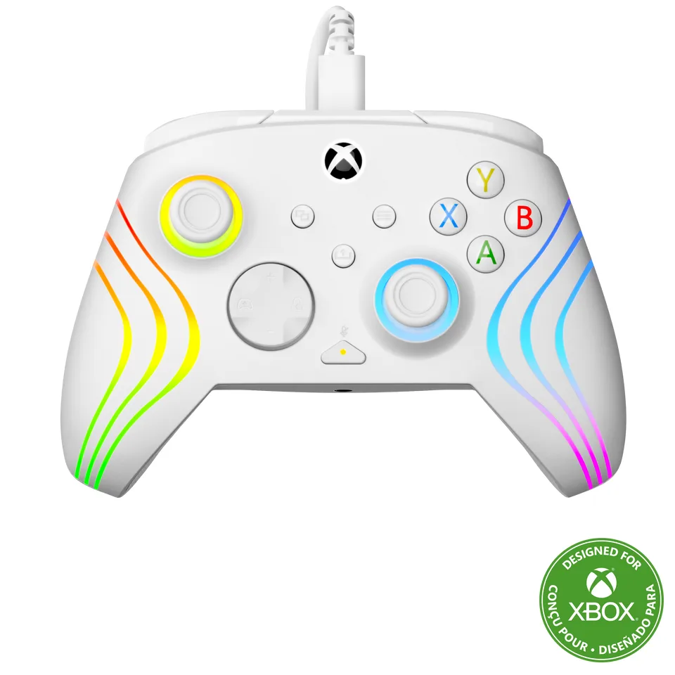 Turtle Beach Afterglow Wave Wired – Xbox/PC, hvid — produktfoto