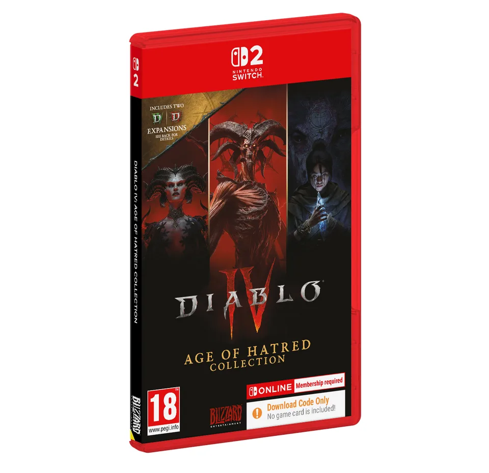 Diablo IV Age of Hatred collection (Code in a Box) - Nintendo Switch 2 — produktfoto