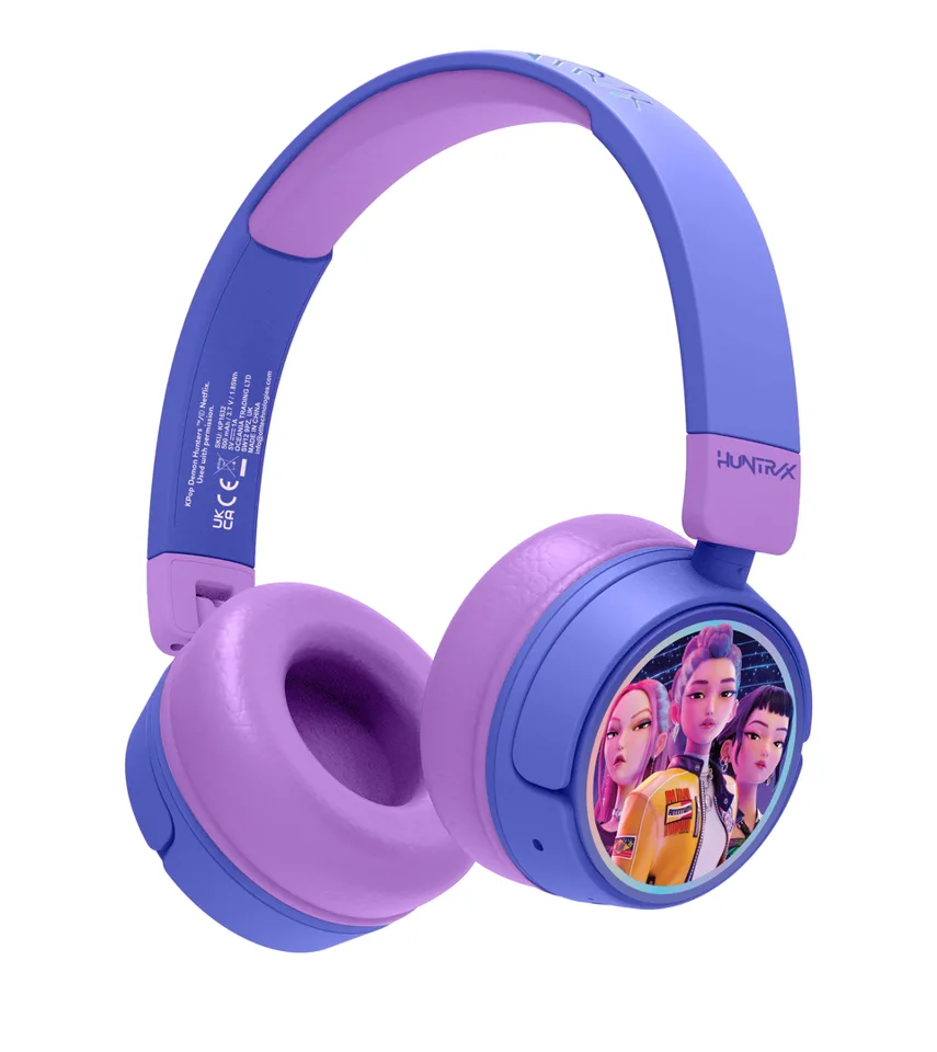 OTL KPop Demon Hunters HUNTR/X 2 trådløse høretelefoner til børn Headset — produktfoto