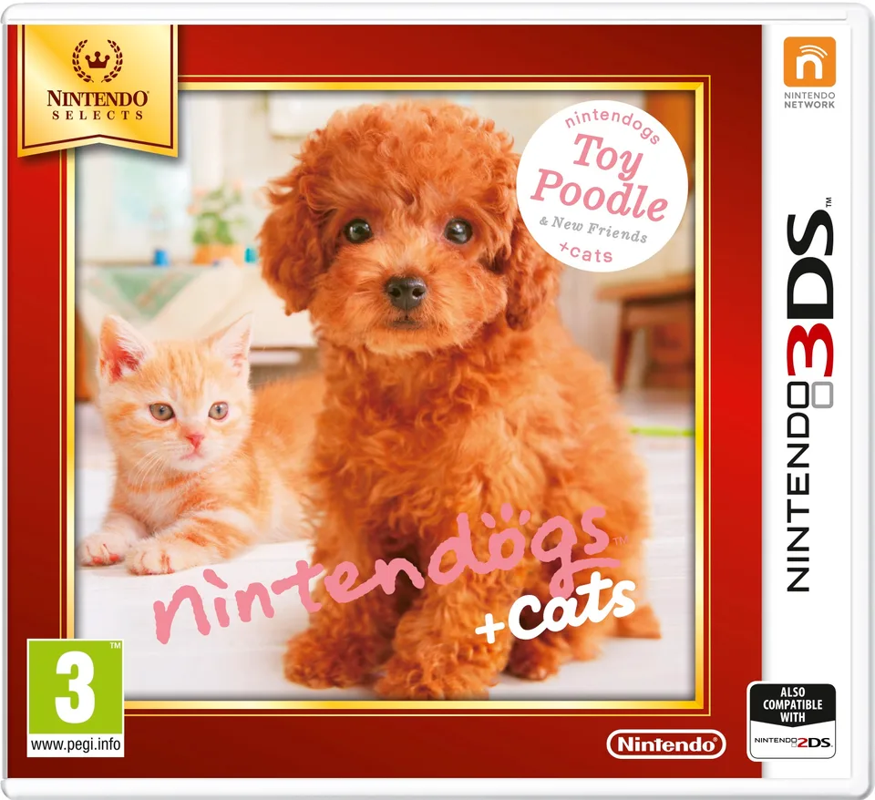 Nintendogs + Cats Toy Poodle Nintendo Selects Nintendo 3DS — produktfoto