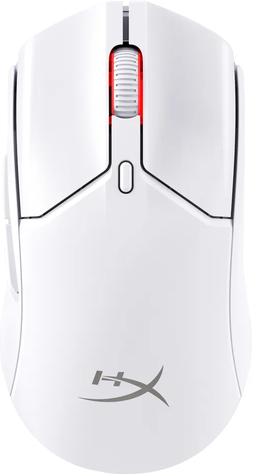 HyperX Pulsefire Haste 2 Mini Optisk Trådløs Kabling Hvid Mus — produktfoto