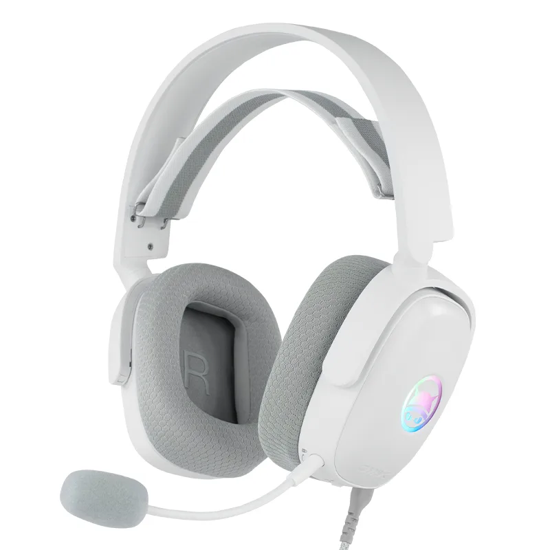 Gamiac HS71 - Hvid - 7.1 surround USB Headset — produktfoto