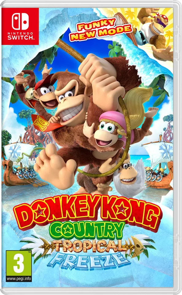 Donkey Kong Country: Tropical Freeze (UK4) – Nintendo Switch — produktfoto