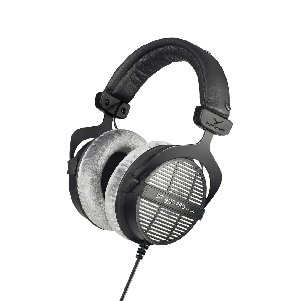 Beyerdynamic DT 990 PRO 250 ohm over-ear høretelefoner - sort Headset — produktfoto