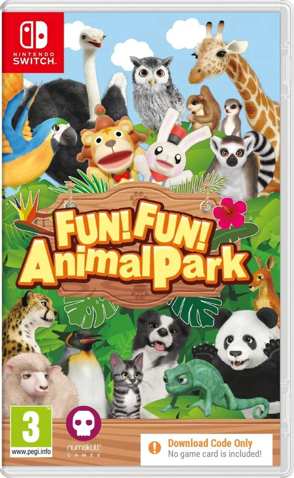 FUN! FUN! Animal Park (Code in Box) - Nintendo Switch — produktfoto