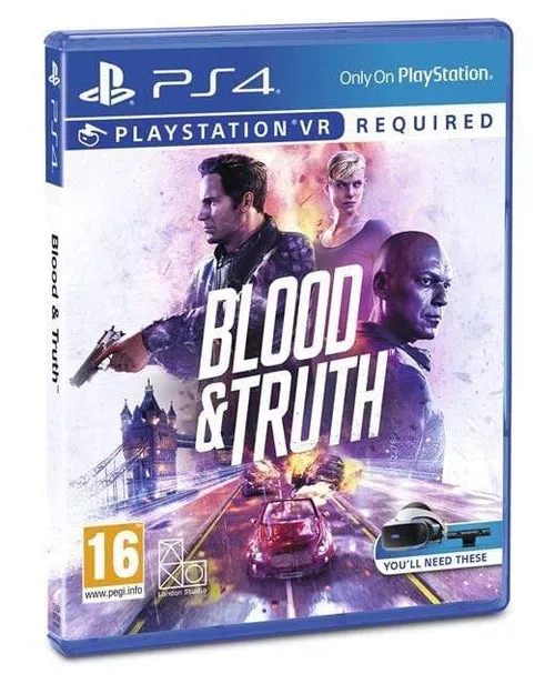 Blood and Truth (PSVR) - PS4 – PlayStation 4 — produktfoto