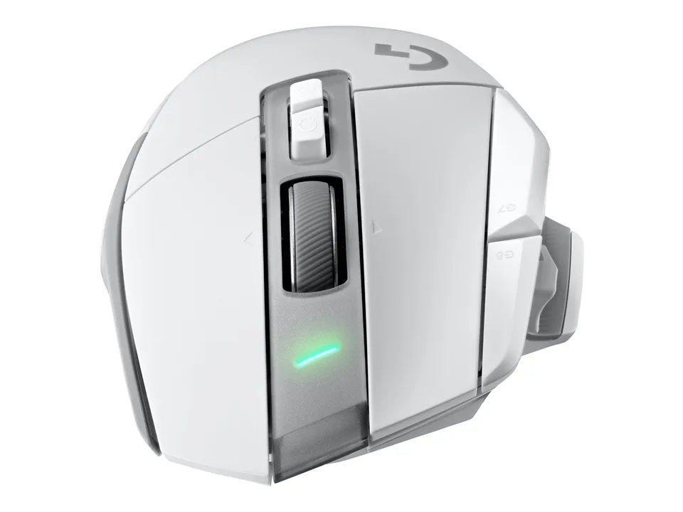 Logitech G G502 X PLUS Optisk Trådløs Hvid Mus — produktfoto