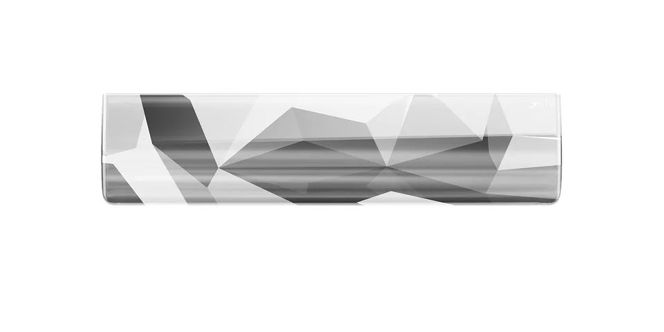 Xtrfy WR5 Compact Litus White, Resin Wrist Rest for 65% keyboards Tastatur Tilbehør — produktfoto