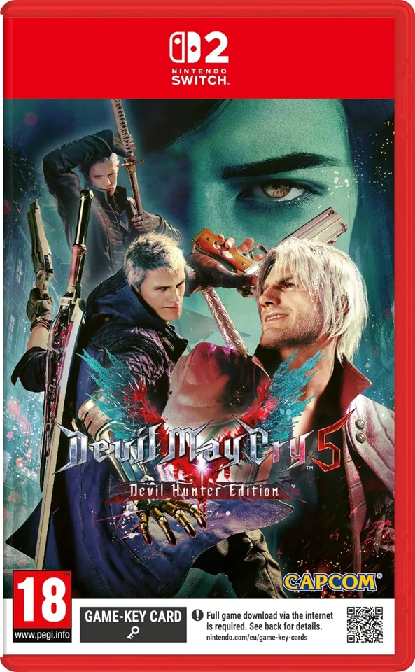 Devil May Cry 5 Devil Hunter Edition - Nintendo Switch 2 - Game-Key Card — produktfoto