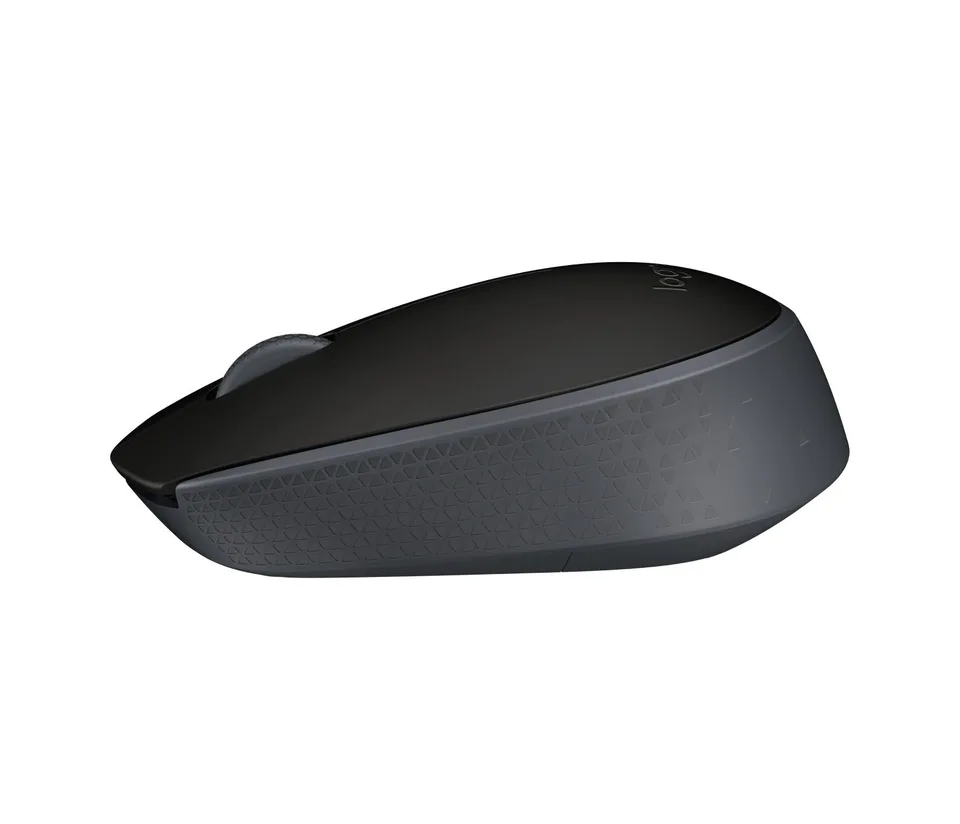 Logitech - M171 RF Wireless Optical 1000DPI Ambidextrous Black Mus — produktfoto