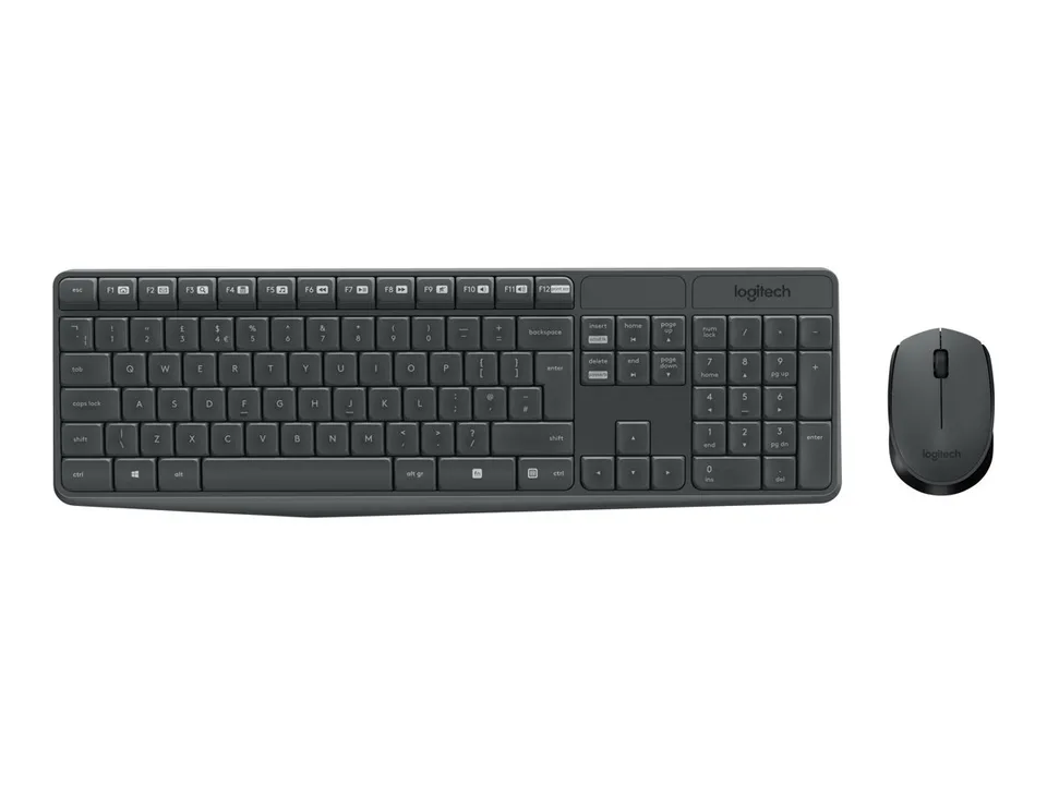 Logitech Trådløst Tastatur og Mus-sæt - Nordisk Layout — produktfoto