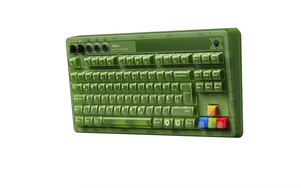 8Bitdo - Mechanical Keyboard Xbox Edition ISO (QWERTZ) - Green Tastatur — produktfoto