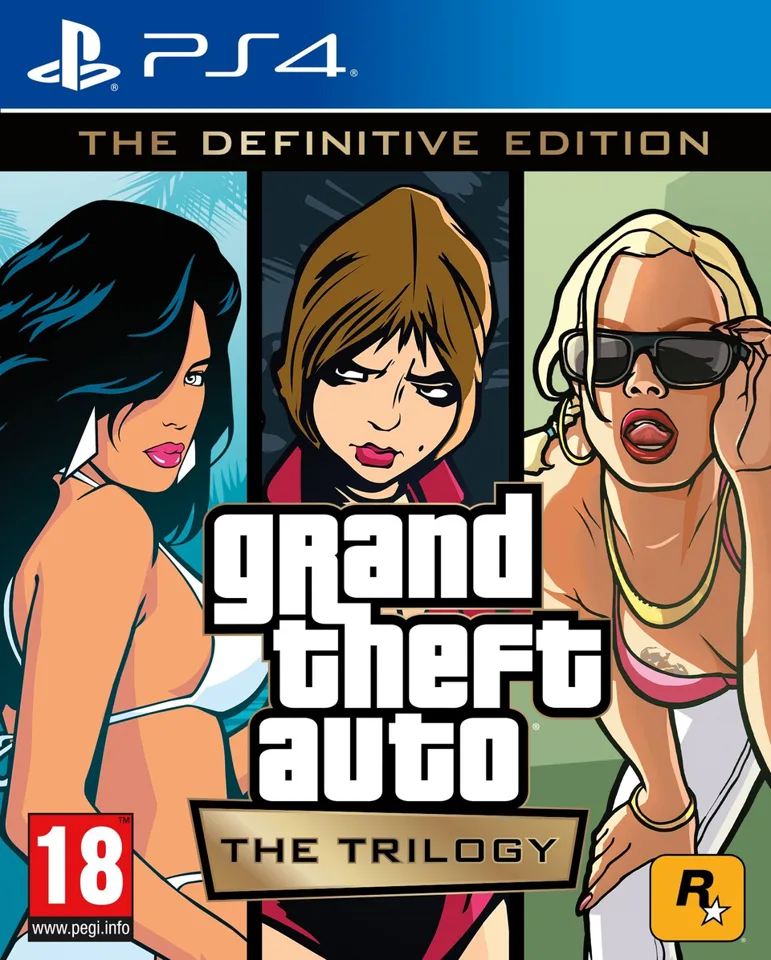 Grand Theft Auto The Trilogy - The Definitive Edition - PlayStation 4 — produktfoto