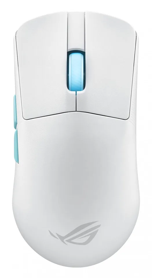ASUS ROG Harpe Ace Aim Lab Edition Trådløs Gaming Mus White Edition — produktfoto