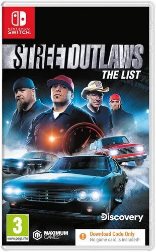 Street Outlaws: The List (Code In A Box) – Nintendo Switch — produktfoto