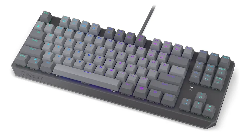 ENDORFY Thock V2 TKL Mekanisk Gaming Tastatur - Grå — produktfoto
