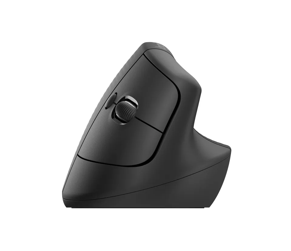 Logitech - Lift Right Vertical Ergonomic Mouse, Graphite/Black Mus — produktfoto