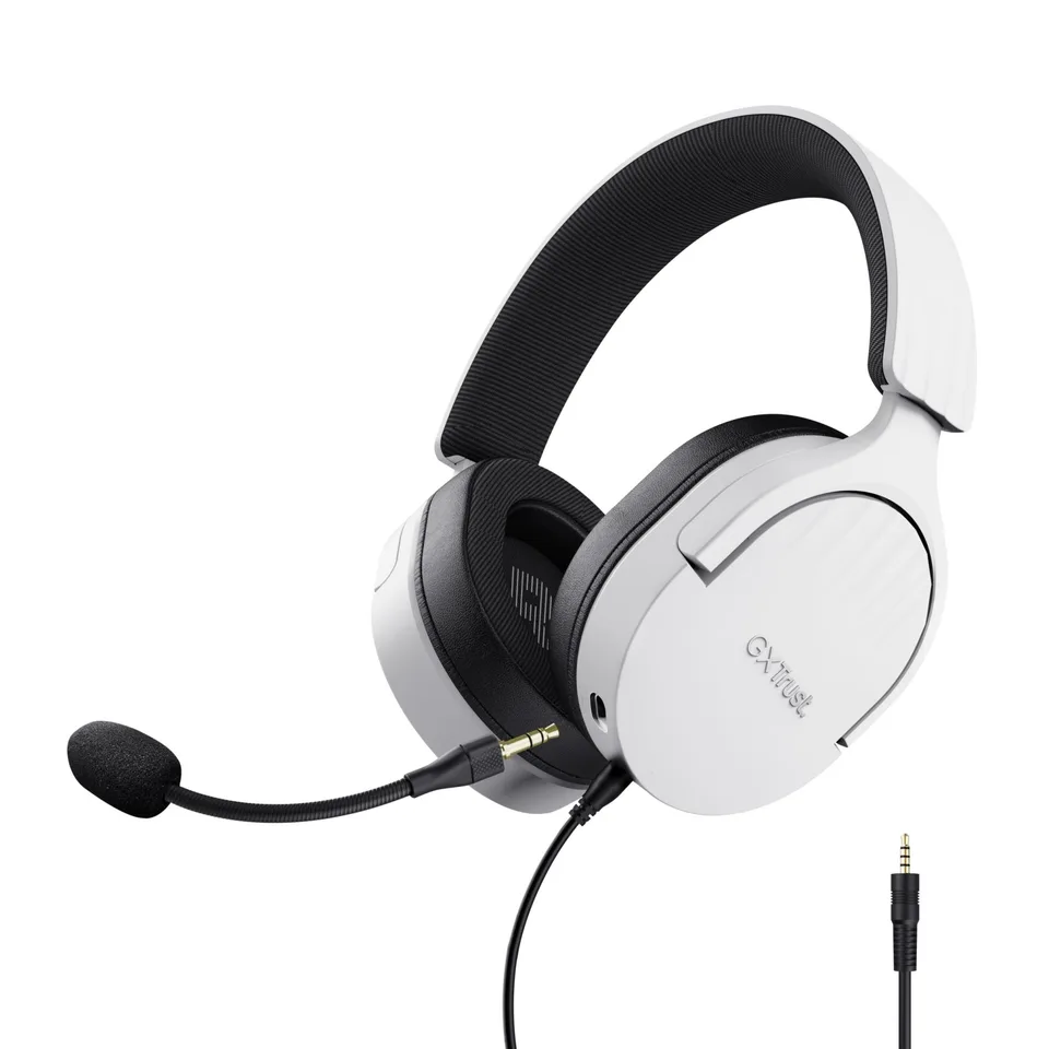 TRUST GXT489W FAYZO HEADSET – HVID — produktfoto