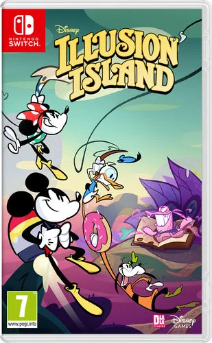 Disney Illusion Island Switch Italiensk æske – Nintendo Switch — produktfoto