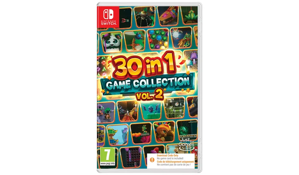 30-in-1 Game Collection Vol. 2 - Nintendo Switch - Downloadkode i boks — produktfoto