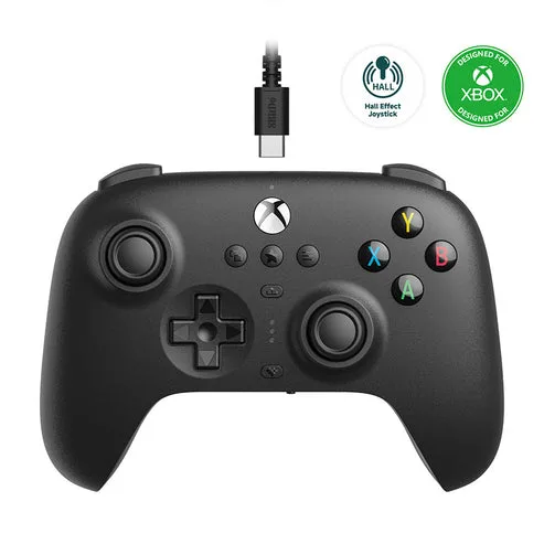 8BitDo Ultimate Kablet Controller for Xbox Hall Ed/Sort — produktfoto