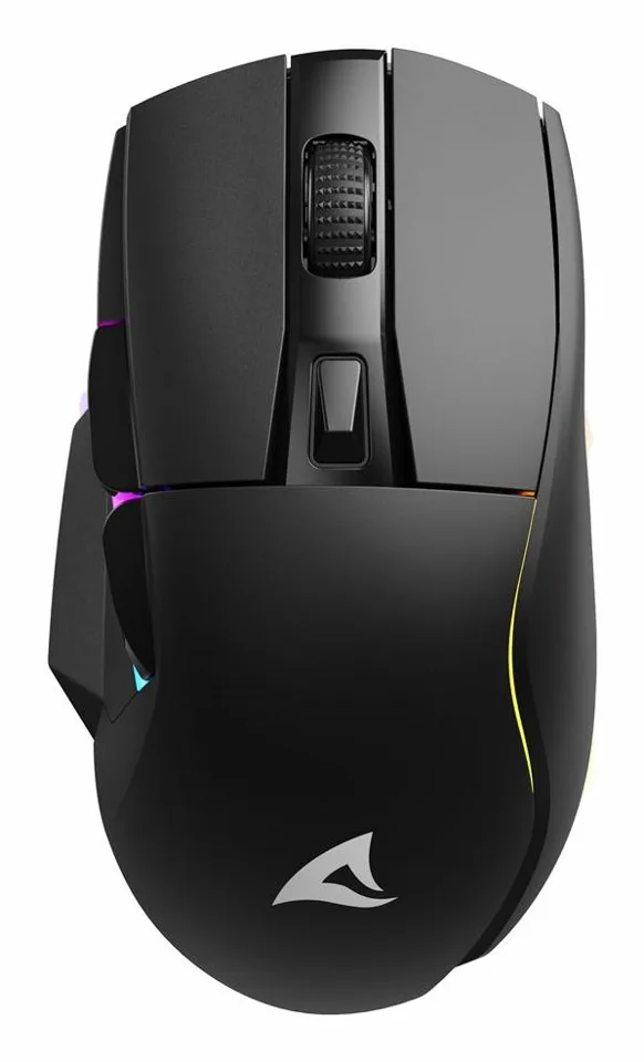 Sharkoon SKILLER SGM50W trådløs gamingmus med ladedock — produktfoto