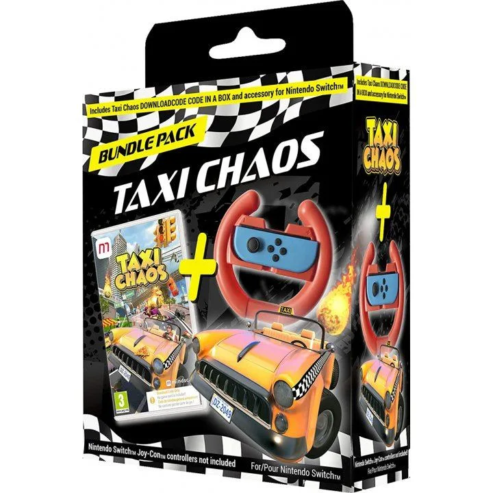 Taxi Chaos Bundle (Code in a box) - Nintendo Switch — produktfoto