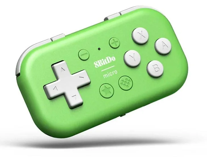 8BitDo Micro Bluetooth Gamepad - Grøn — produktfoto