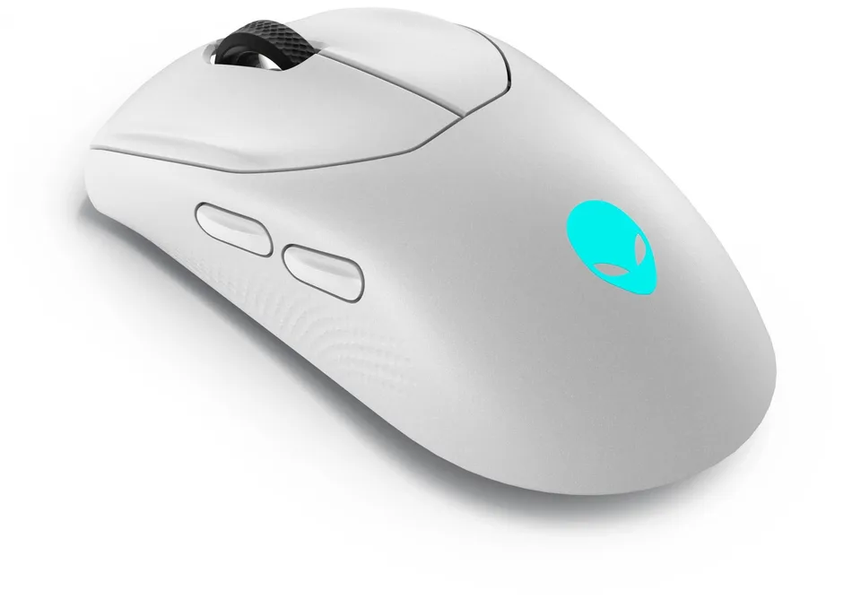 Alienware AW720M tri-mode gamingmus - hvid — produktfoto
